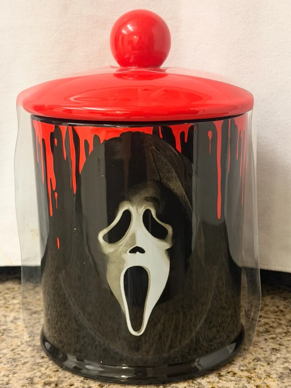 Scream Ghost Face Cookie Jar